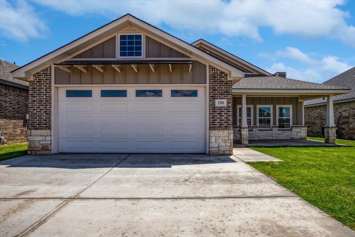 Offering up to $6,500 in flex money on this great build from Matador Fine Homes.  Notice the perfect mix of color and texture as you enter the open layout of this 4 bedroom 3 bath home. The cook in you will love the open kitchen with a plenty of counter space, a double island with extra storage, a walk in pantry, gas cooktop, wall oven/microwave combo, and adjustable under counter mood lighting. A isolated primary bedroom featuring a separate tub shower, and dual lavatories. The 2nd and 3rd bedrooms share a roomy Jack & Jill bath with dual lavatories, and there is a 3rd full bath for the 4th bedroom or your guests. A covered patio adds to the outdoor enjoyment. This is a must see, contact your favorite REALTOR for a showing today.