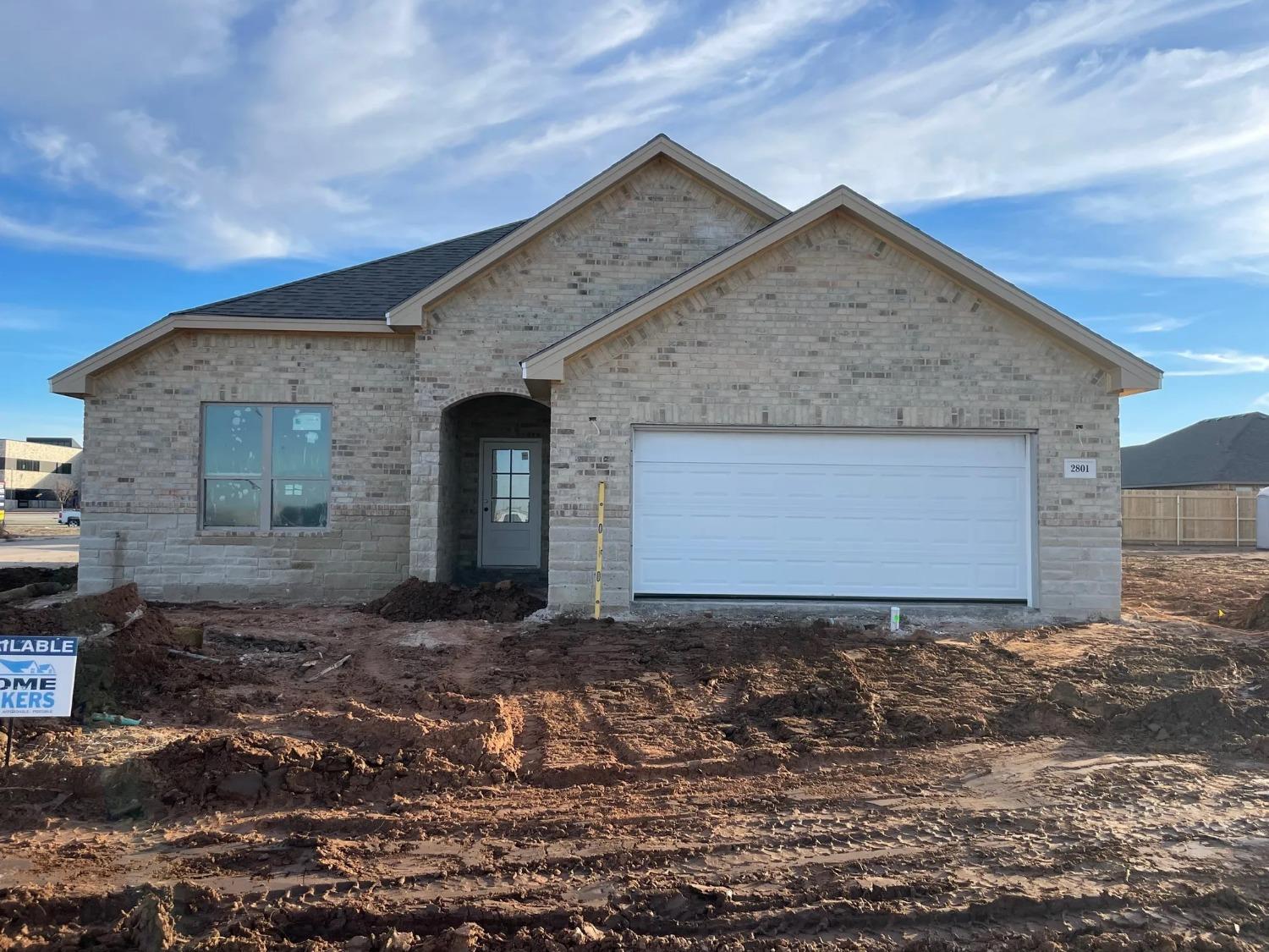 Brand new home by HomeMakers!  Under Construction to be completed approx March 15th, 2024.  Come and see this 2,319 sq. ft. 4 bed, 3 bath, 2 car garage in viridian.  Lubbock Cooper ISD.  Sod and Sprinkler included! Photos may be actual photos or stock photos from same floorplan previously built. Check estimated completion date.
