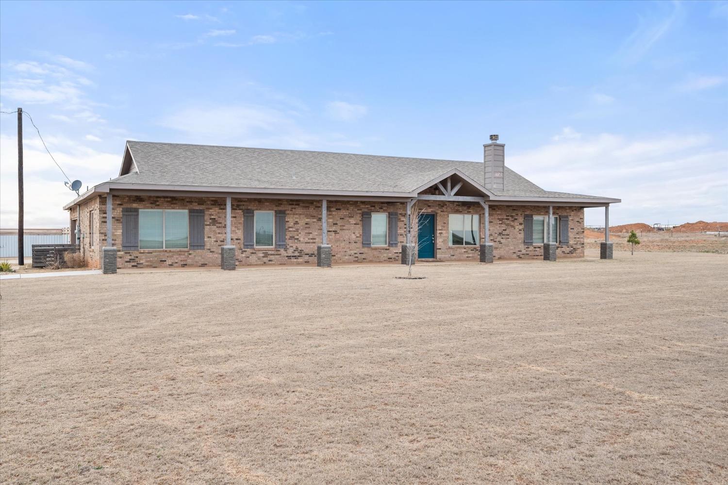 If big skies and room to roam are what you're looking for, this is the place for you! This beautiful 4 bedroom, 3 bathroom home in New Home ISD sits on 10 unrestricted acres, a 2-car detached garage/shop, and the best views of West Texas sunsets. Two living areas and a huge laundry room. Enclosed sunroom with swim spa. Fenced backyard. Ready to be your next home. Book your private showing today!