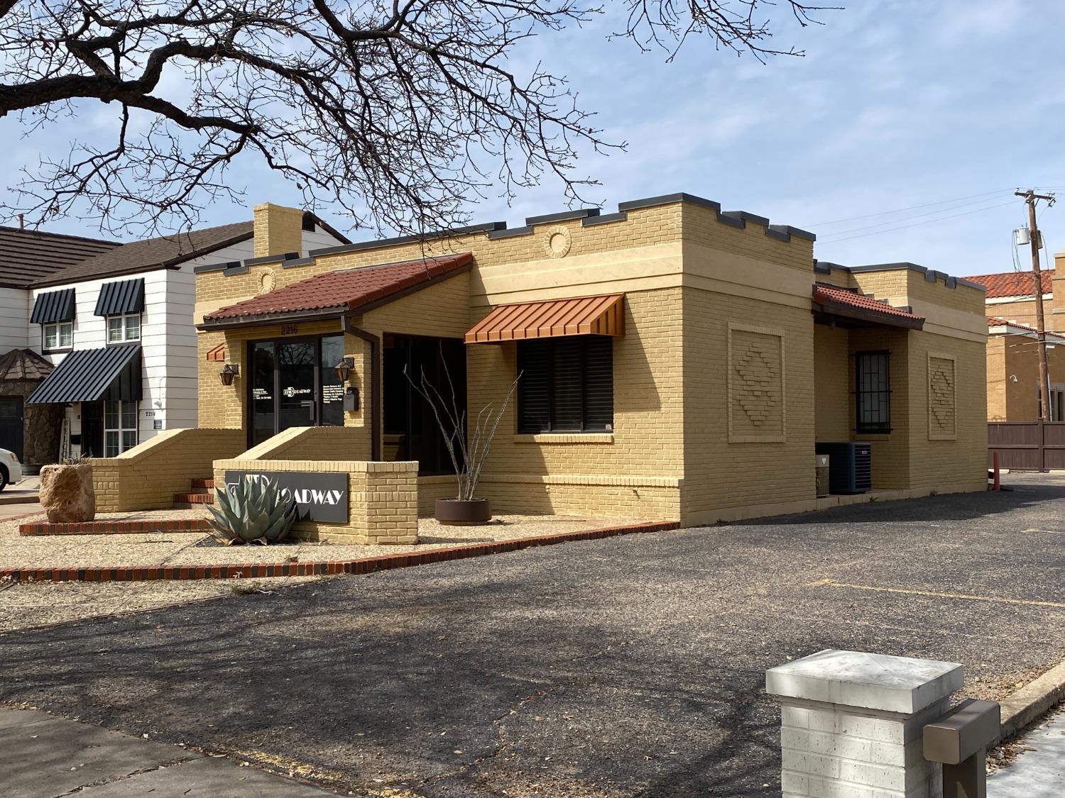 One of a kind 20's era single story with heated and cooled basement.  Hardwood floors and raised ceiling corner office.  Great fit for law firm, CPA or other owner user. Convenient to downtown Lubbock and Texas Tech University.  Must see to appreciate. Previously Odyssey Bookstore.